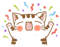 Cat Corgi Cucumber (Thai) sticker #12415020