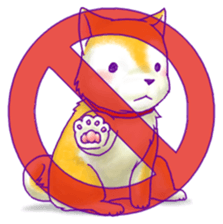 Honwaka animals zoo.Shiba ver. sticker #12415030