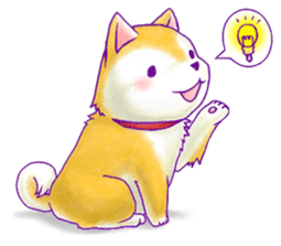 Honwaka animals zoo.Shiba ver. sticker #12415032