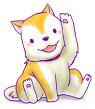 Honwaka animals zoo.Shiba ver. sticker #12415034