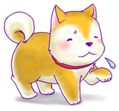 Honwaka animals zoo.Shiba ver. sticker #12415044
