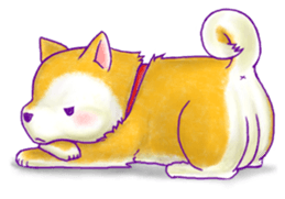 Honwaka animals zoo.Shiba ver. sticker #12415046