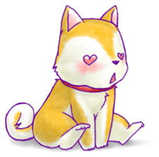 Honwaka animals zoo.Shiba ver. sticker #12415047