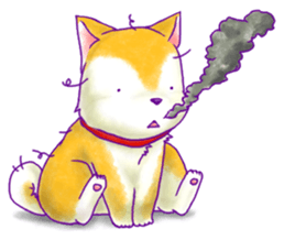 Honwaka animals zoo.Shiba ver. sticker #12415052