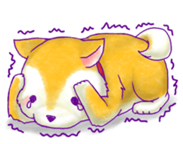 Honwaka animals zoo.Shiba ver. sticker #12415053