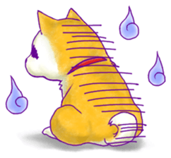 Honwaka animals zoo.Shiba ver. sticker #12415054