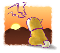 Honwaka animals zoo.Shiba ver. sticker #12415055