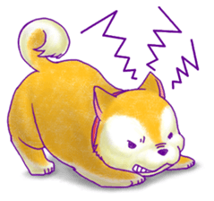 Honwaka animals zoo.Shiba ver. sticker #12415057