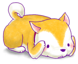 Honwaka animals zoo.Shiba ver. sticker #12415059