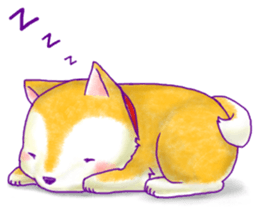 Honwaka animals zoo.Shiba ver. sticker #12415064