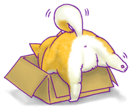 Honwaka animals zoo.Shiba ver. sticker #12415066