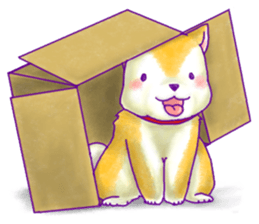 Honwaka animals zoo.Shiba ver. sticker #12415069