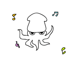 The squid do. sticker #12415073