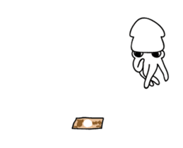 The squid do. sticker #12415086