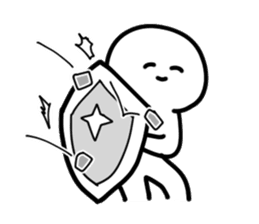 The cartoonist who excuses sticker #12415595