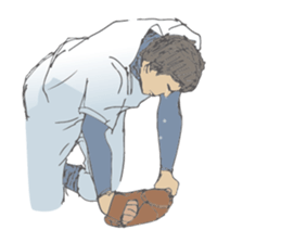 baseball support sticker #12416226