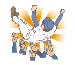 baseball support sticker #12416228