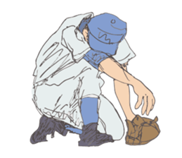 baseball support sticker #12416254