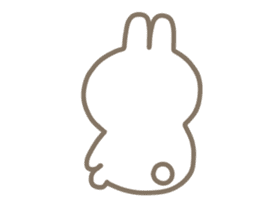 The Little cute Rabbit sticker #12416366