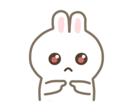The Little cute Rabbit sticker #12416369