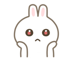 The Little cute Rabbit sticker #12416375