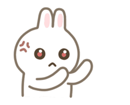 The Little cute Rabbit sticker #12416376
