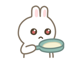 The Little cute Rabbit sticker #12416380