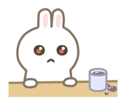 The Little cute Rabbit sticker #12416382