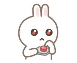 The Little cute Rabbit sticker #12416389