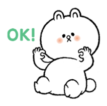 Bear at home sticker #12416391