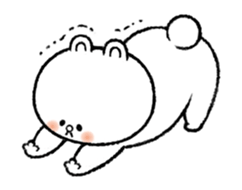 Bear at home sticker #12416403