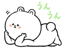 Bear at home sticker #12416404