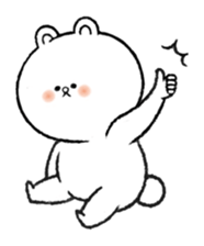 Bear at home sticker #12416428