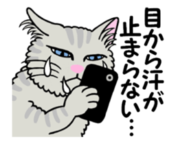 I am a cat.Thank you.10! sticker #12416899