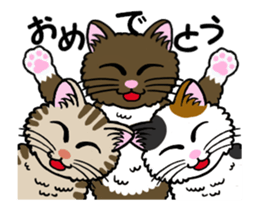 I am a cat.Thank you.10! sticker #12416909