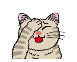 I am a cat.Thank you.10! sticker #12416911