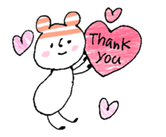 Animation! Hat polar bear sticker #12417897