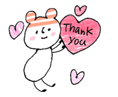 Animation! Hat polar bear sticker #12417897