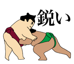 sumo sticker Oyakudachi-beya sticker #12417935