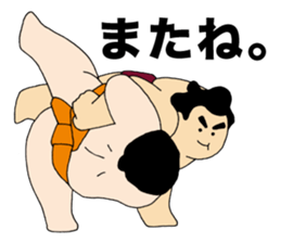 sumo sticker Oyakudachi-beya sticker #12417939