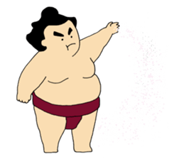 sumo sticker Oyakudachi-beya sticker #12417943