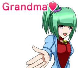 Harajuku girl's Respect for Aged Day Eng sticker #12418005