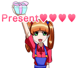 Harajuku girl's Respect for Aged Day Eng sticker #12418007