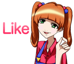 Harajuku girl's Respect for Aged Day Eng sticker #12418019