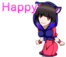 Harajuku girl's Respect for Aged Day Eng sticker #12418034