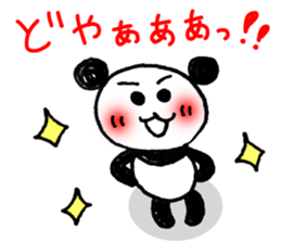 Hand-painted panda 5 sticker #12419417