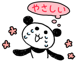 Hand-painted panda 5 sticker #12419418