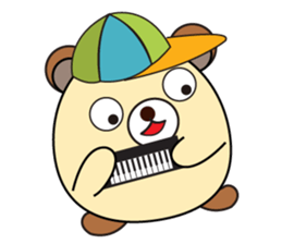 A Mischievous Teddy Bear sticker #12419484