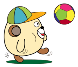 A Mischievous Teddy Bear sticker #12419486