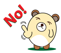 A Mischievous Teddy Bear sticker #12419491